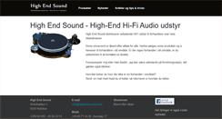 Desktop Screenshot of highend-sound.com