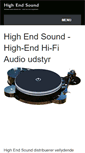 Mobile Screenshot of highend-sound.com